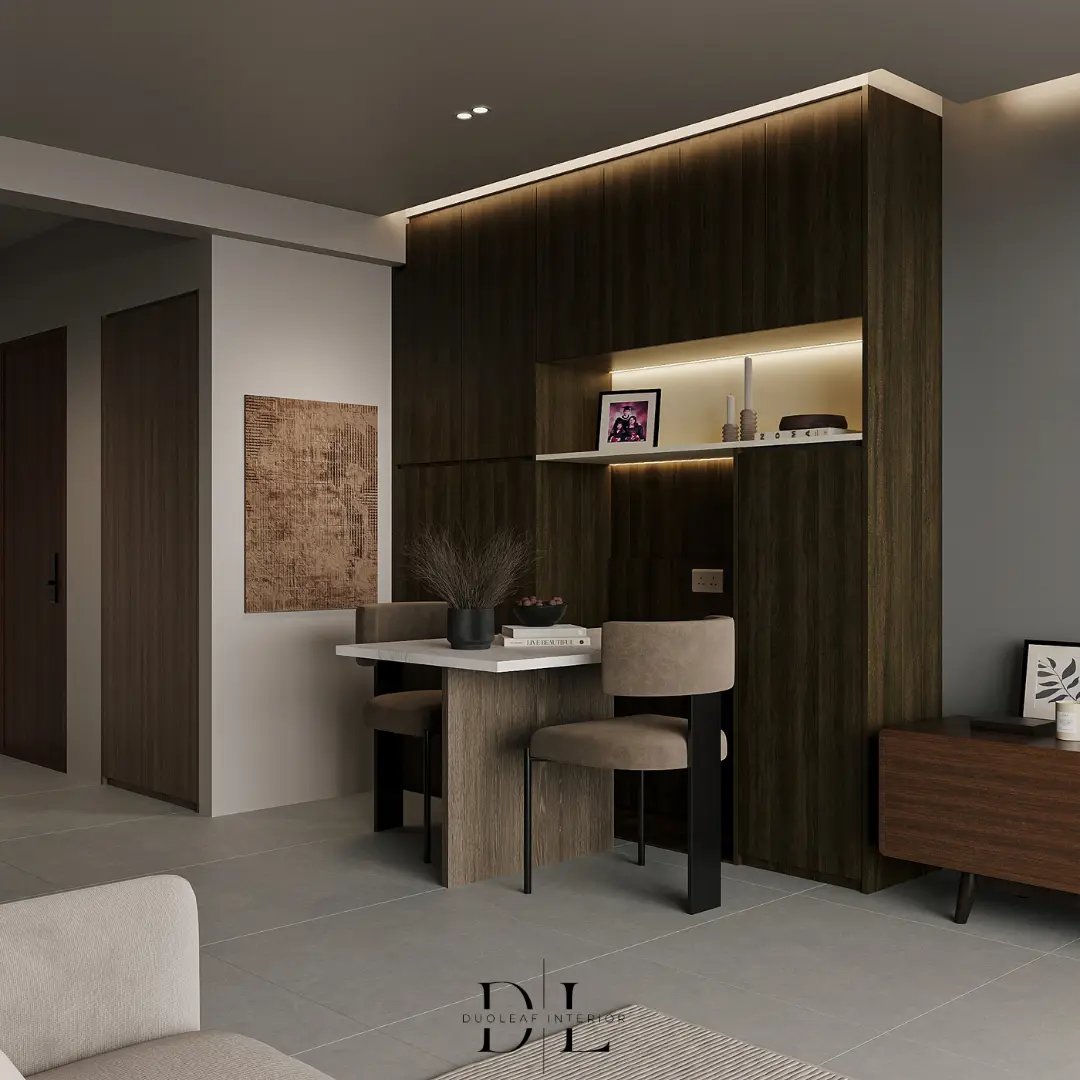 Duoleaf Interior - Industrial / Raw - Lake Vista - Dining - Existing HDB - $15,000