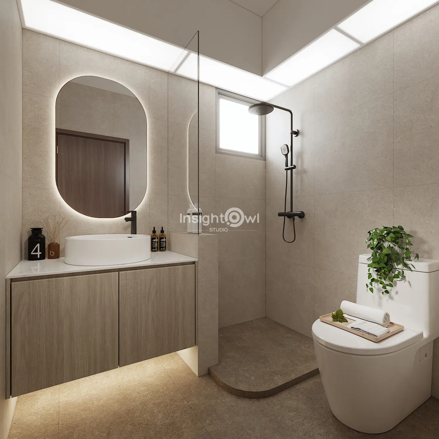 Insightowl Studio - Minimalistic / Scandinavian - Common Bath - New HDB - $62,000