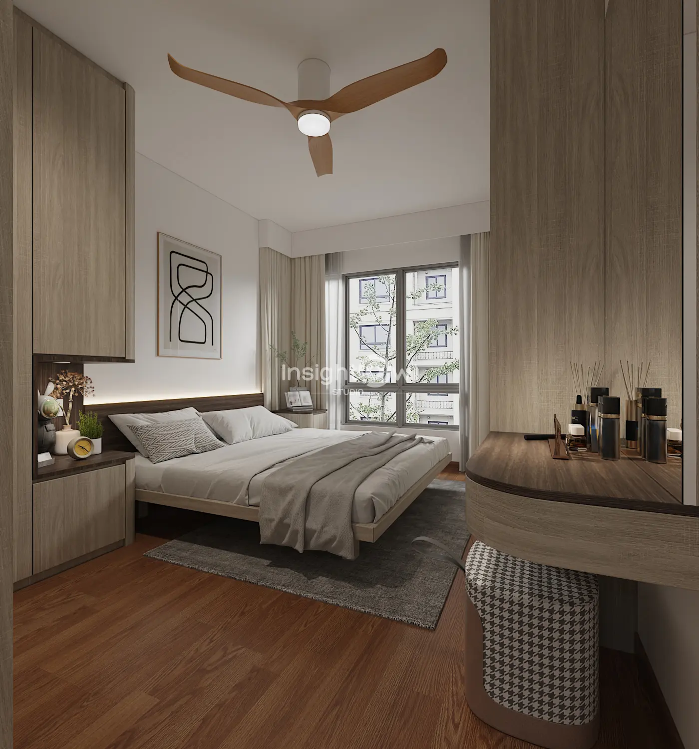 Insightowl Studio - Minimalistic / Scandinavian - Master Bedroom - New HDB - $62,000