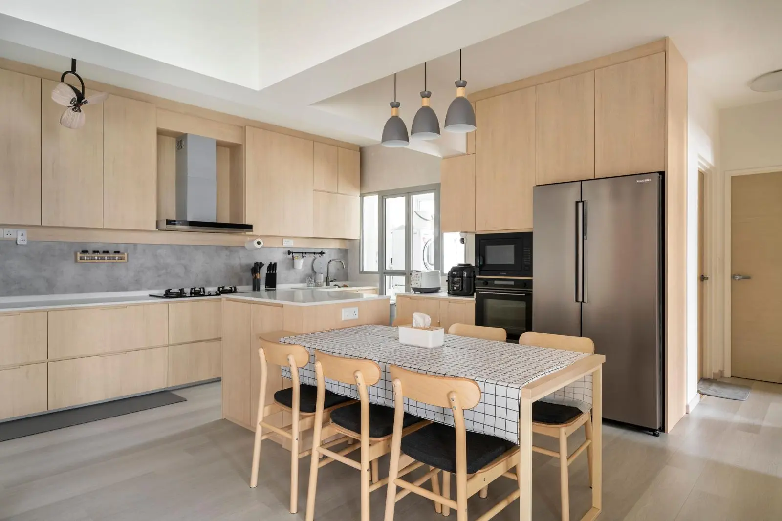 Interior Angles - Modern / Contemporary - Open kitchen light off - New HDB - $65,000