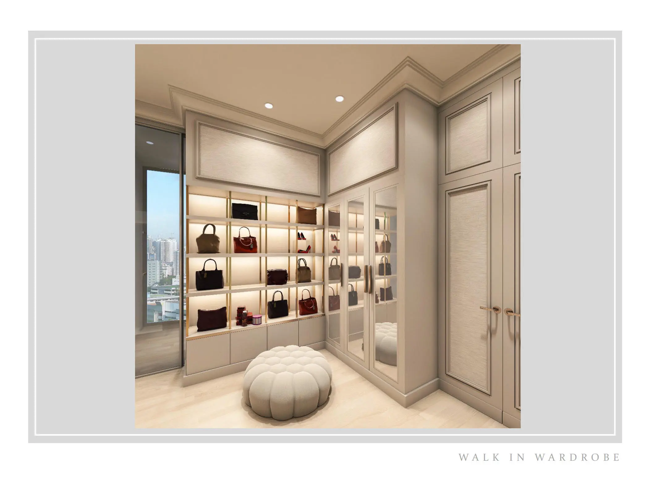 I Pro Build & Design - Luxury / Glamorous - Master Bedroom Wardrobe - Existing Condo - $90,000