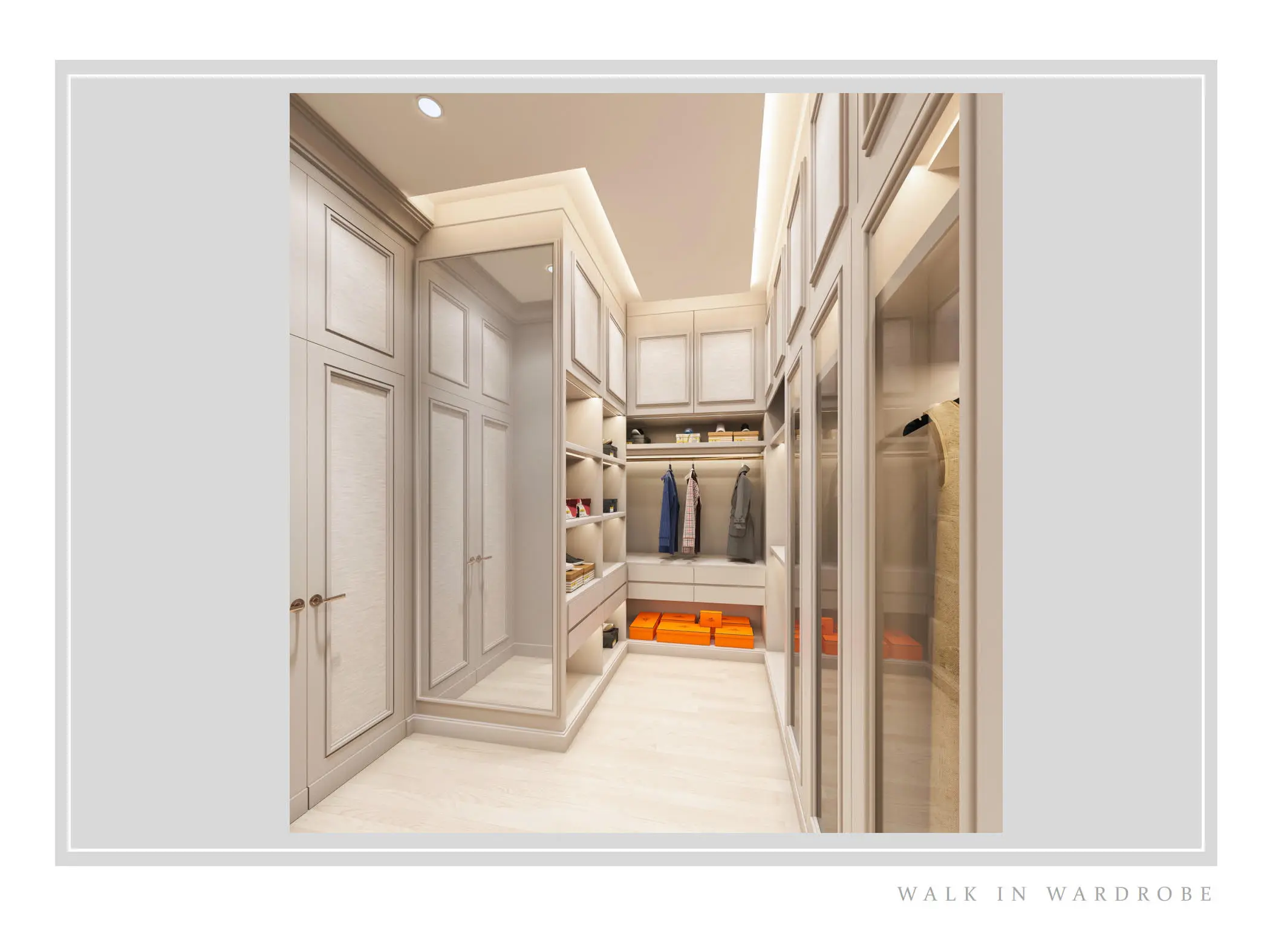 I Pro Build & Design - Luxury / Glamorous - Master Bedroom Wardrobe - Existing Condo - $90,000