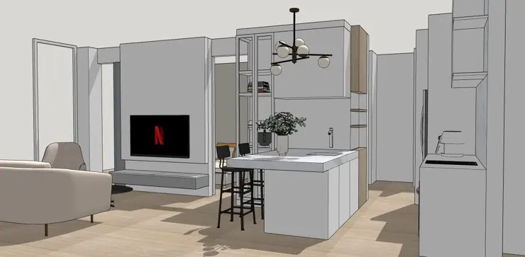 I Pro Build & Design - Modern / Contemporary - Living Room - Existing HDB - $150,000