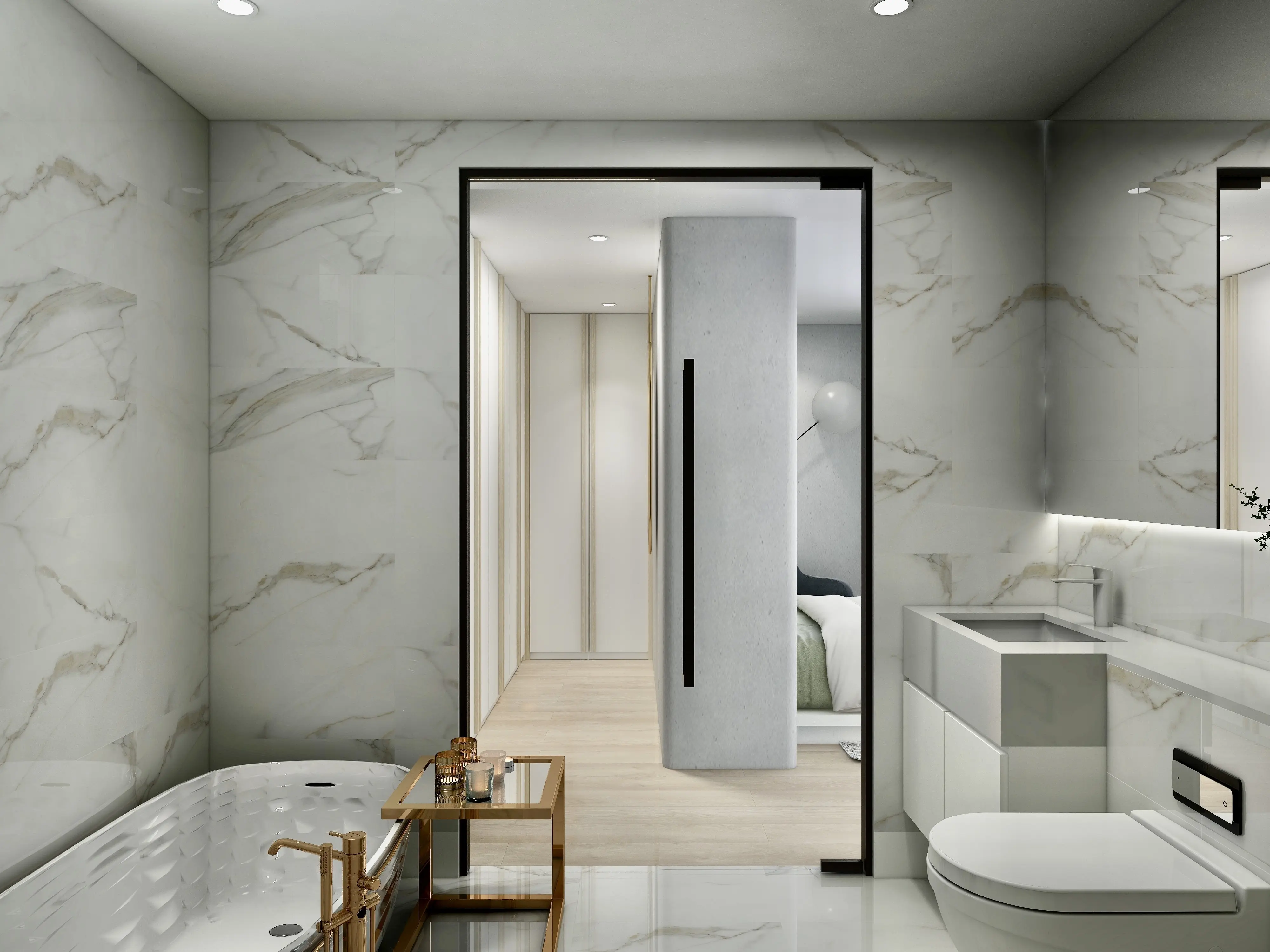 Sixth Elements Interior  - Modern / Contemporary - Master Bathroom - Resale HDB - $82,800