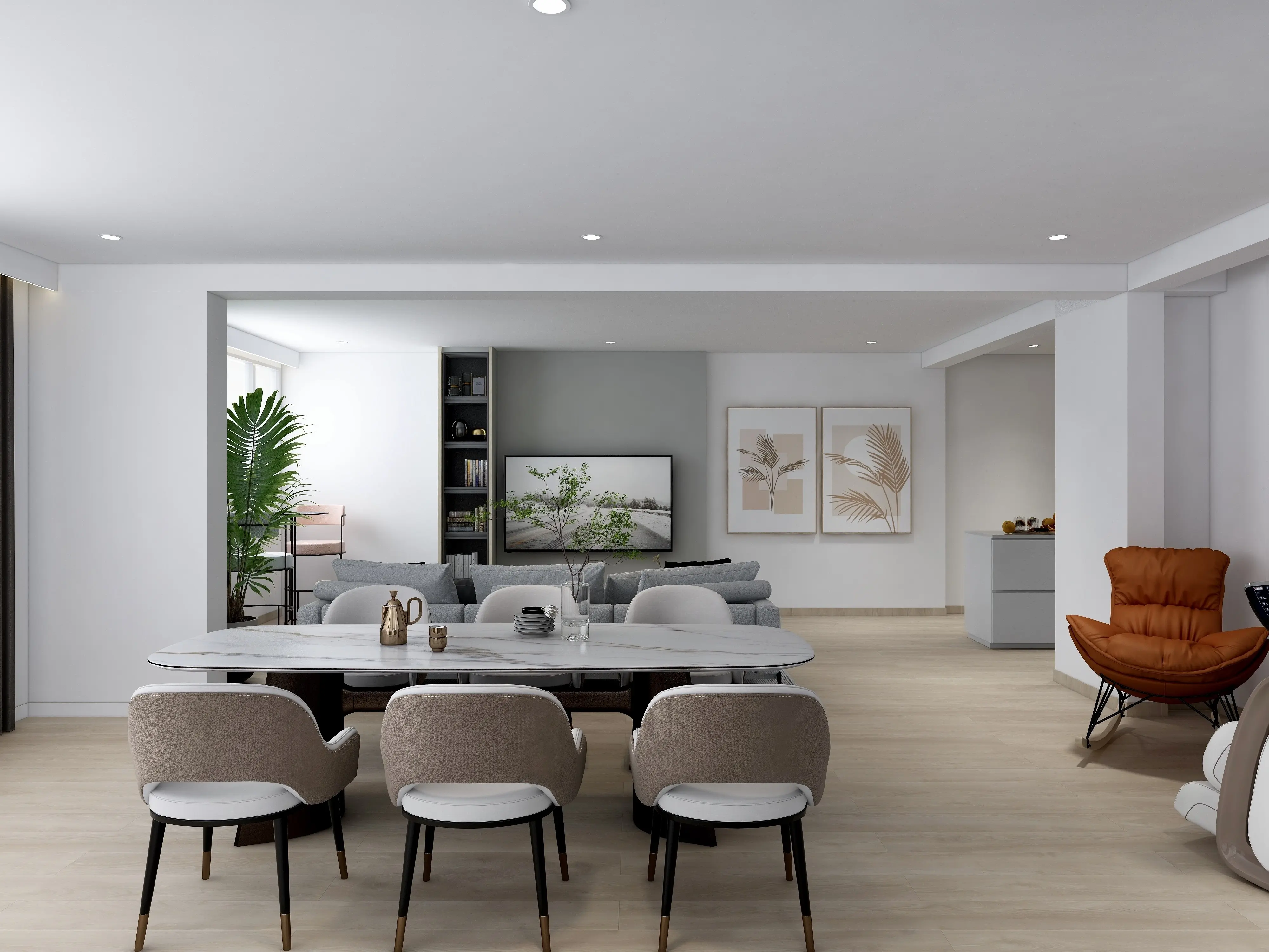 Sixth Elements Interior  - Modern / Contemporary - Living Area - Resale HDB - $82,800