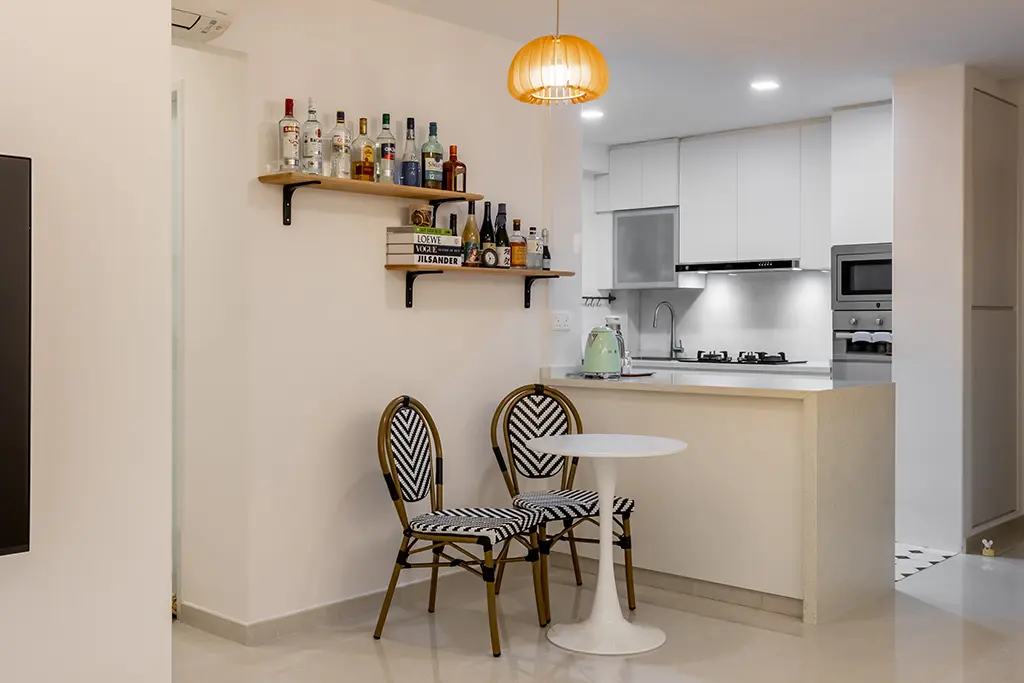 Blank Interior - Modern / Contemporary - Bar Counter - Resale HDB - $25,000