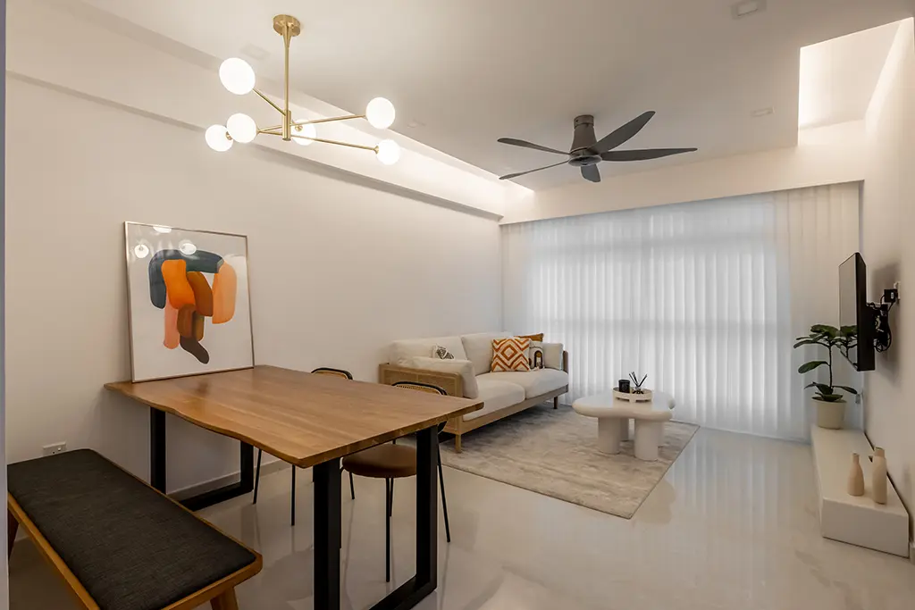 Blank Interior - Modern / Contemporary - Dining Area - Resale HDB - $25,000