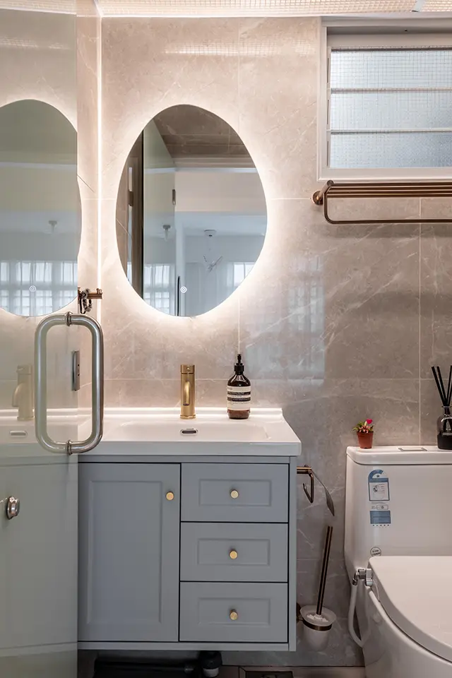 Blank Interior - Modern / Contemporary - Bathroom 1 - Resale HDB - $25,000