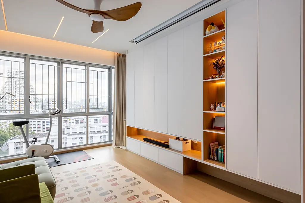 Blank Interior - Minimalistic / Scandinavian - Living area - Resale Condo - $90,000