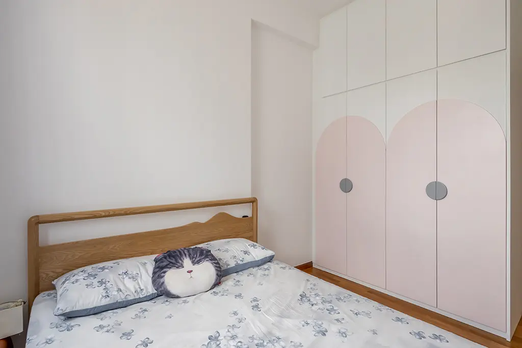 Blank Interior - Minimalistic / Scandinavian - Bedroom 2 - Resale Condo - $90,000