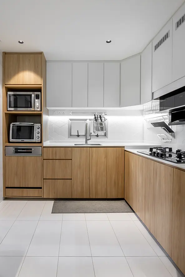 Blank Interior - Minimalistic / Scandinavian - Kitchen Area - Resale Condo - $90,000