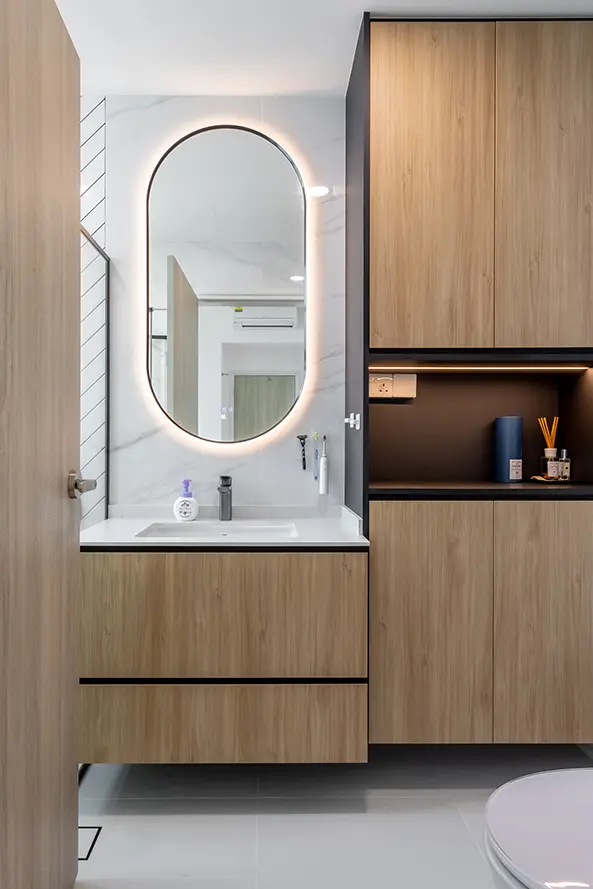 Blank Interior - Minimalistic / Scandinavian - Bathroom 2 - Resale Condo - $90,000