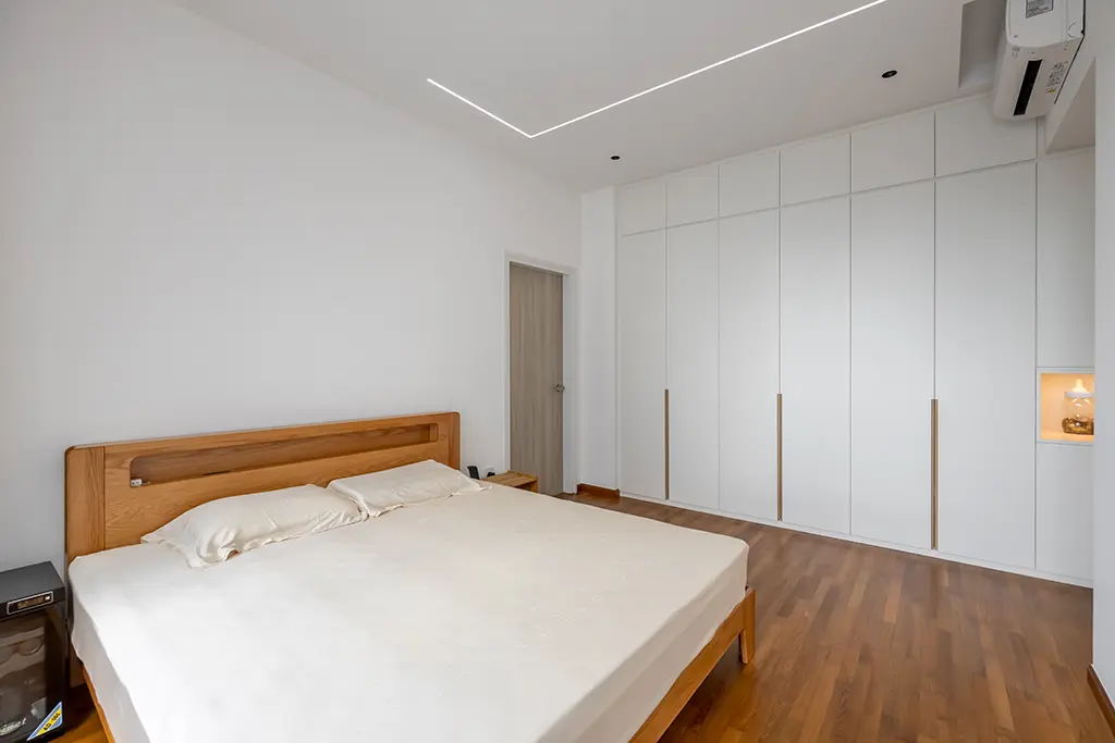 Blank Interior - Minimalistic / Scandinavian - Bedroom 3 - Resale Condo - $90,000