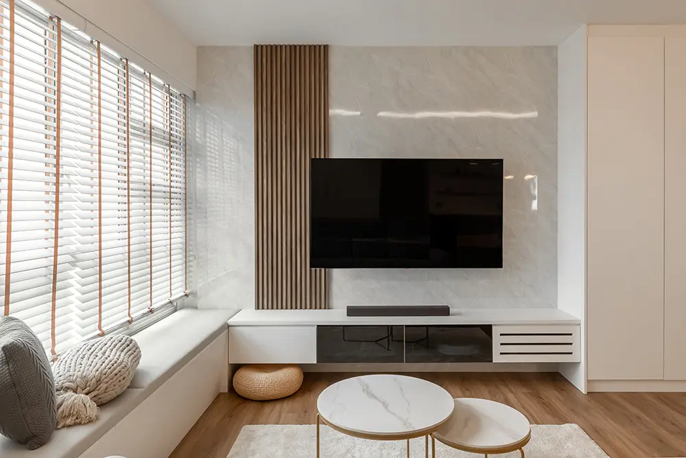 Blank Interior - Modern / Contemporary - Living Room - Resale HDB - $27,000