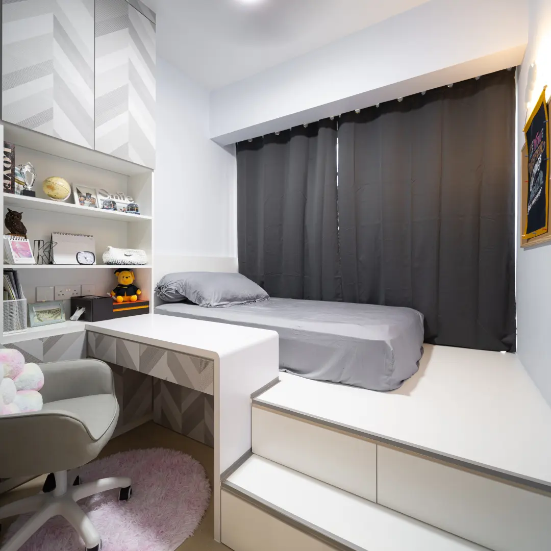 Livinci Interior Design - Luxury / Glamorous - Bedroom 1 - Resale Condo - $32,000