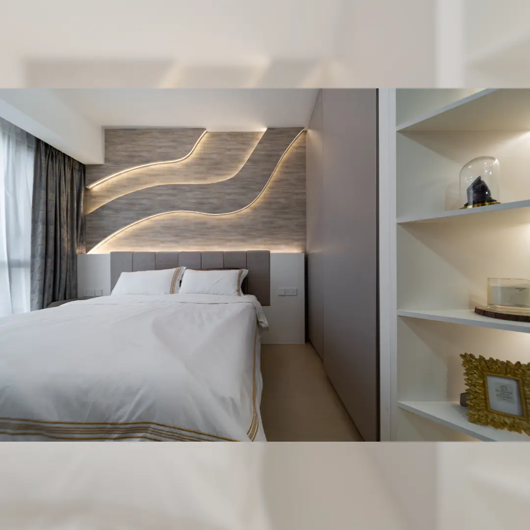 Livinci Interior Design - Luxury / Glamorous - Master bedroom - Resale Condo - $32,000