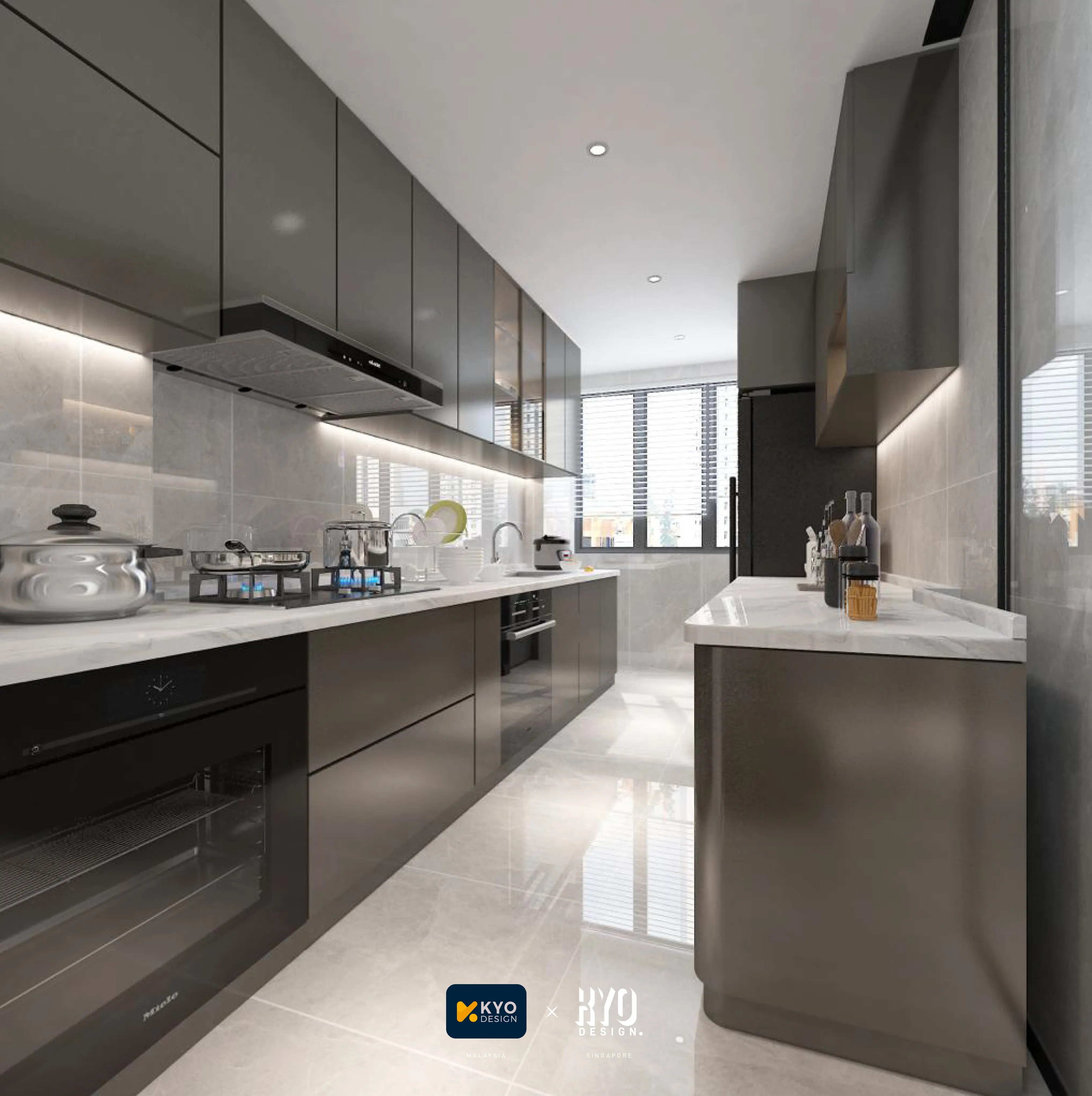 Kyo Design - Modern / Contemporary - Kitchen - Resale HDB - $80,000