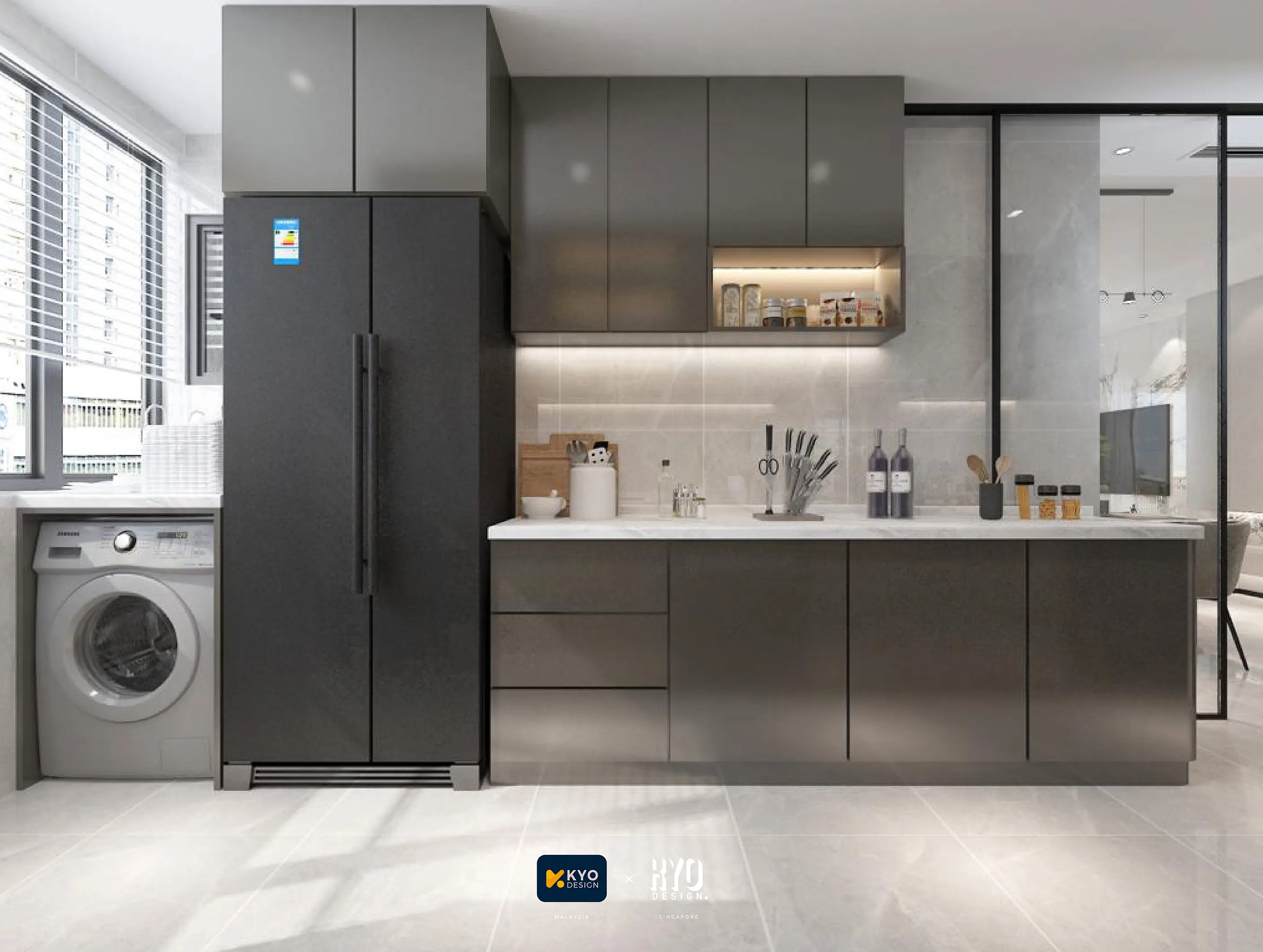 Kyo Design - Modern / Contemporary - Kitchen - Resale HDB - $80,000