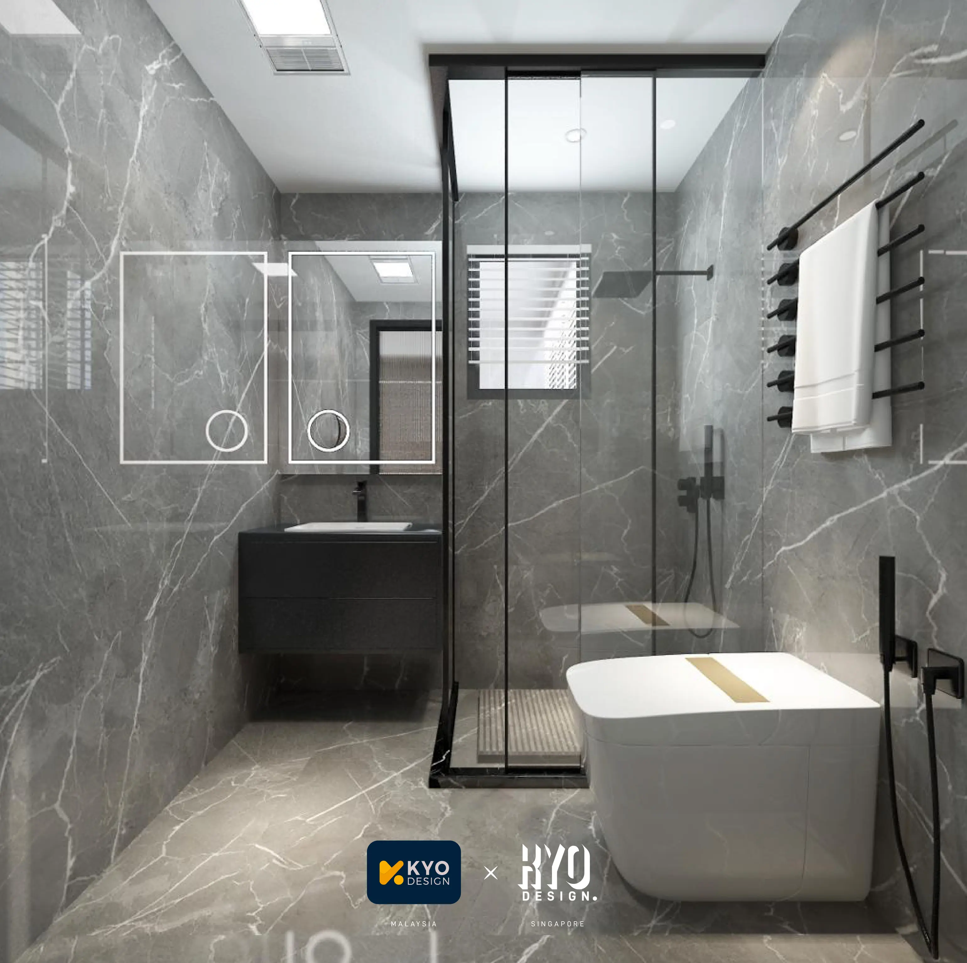 Kyo Design - Modern / Contemporary - Bathroom - Resale HDB - $80,000