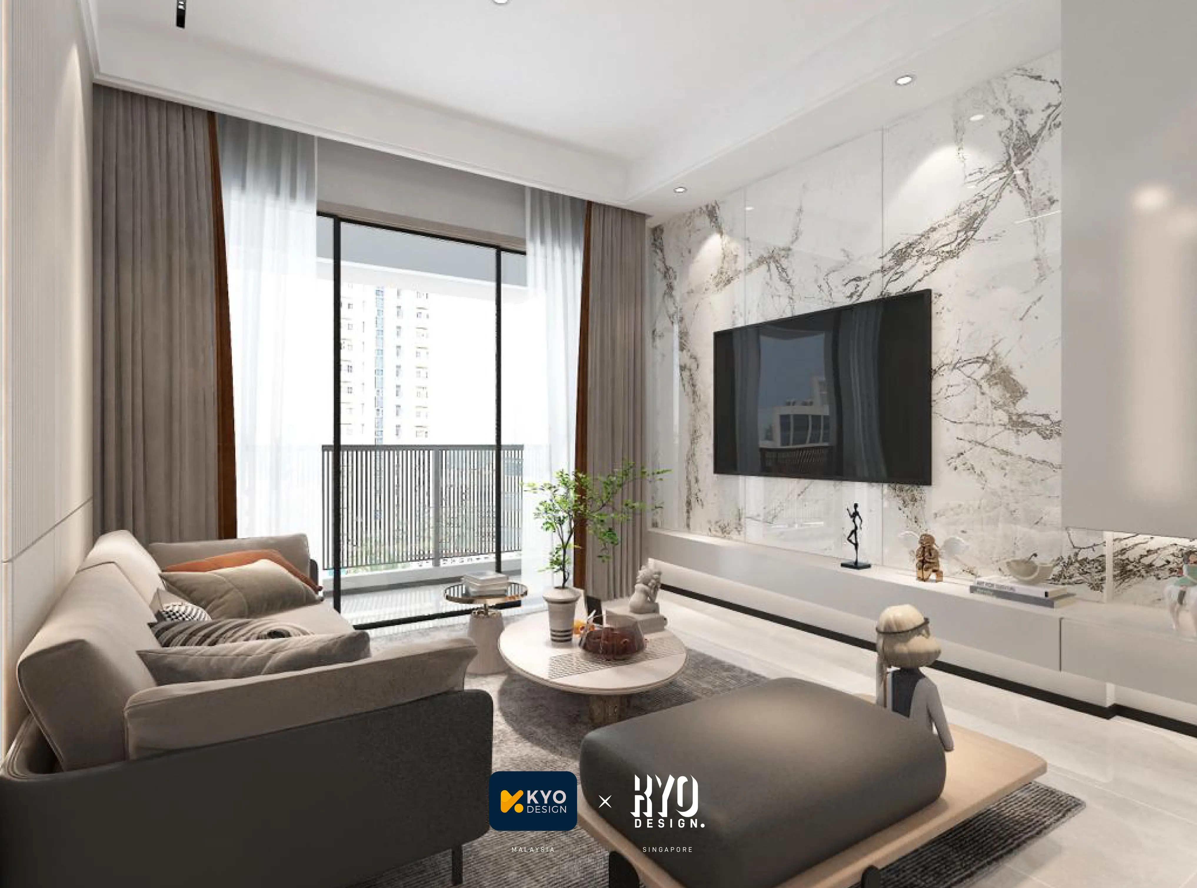 Kyo Design - Modern / Contemporary - Living Room - Resale HDB - $80,000