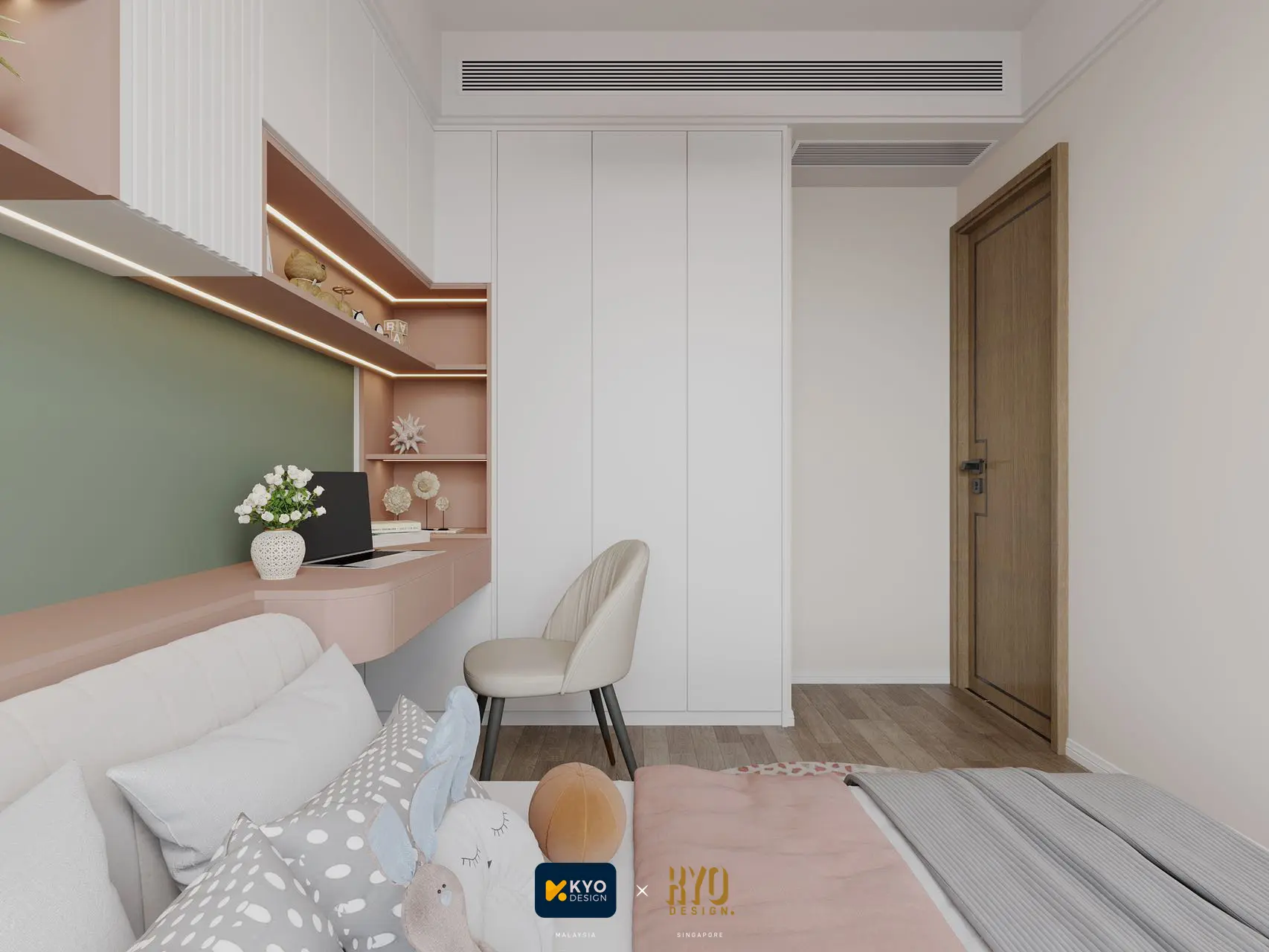 Kyo Design - Modern / Contemporary - Bedroom 2 - New Condo - $180,000