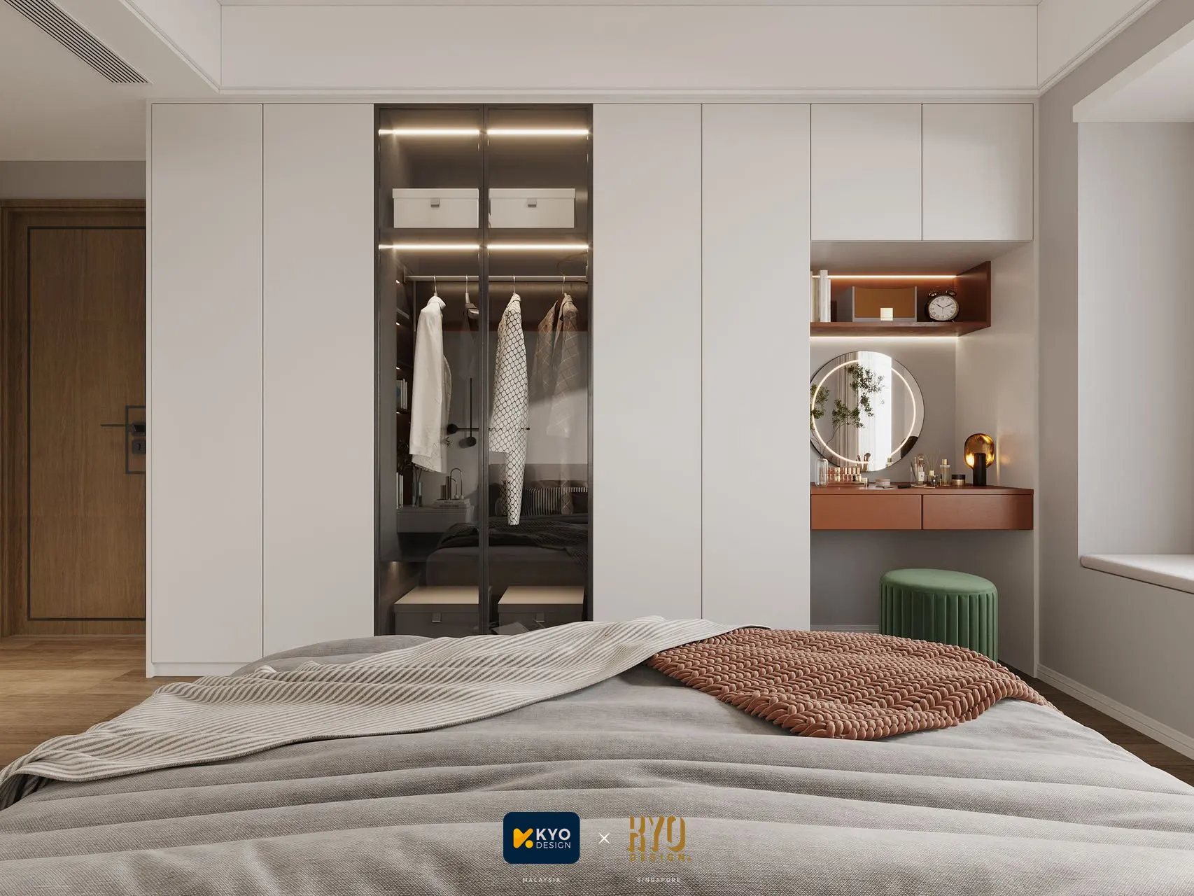 Kyo Design - Modern / Contemporary - Master Bedroom Wardrobe - New Condo - $180,000
