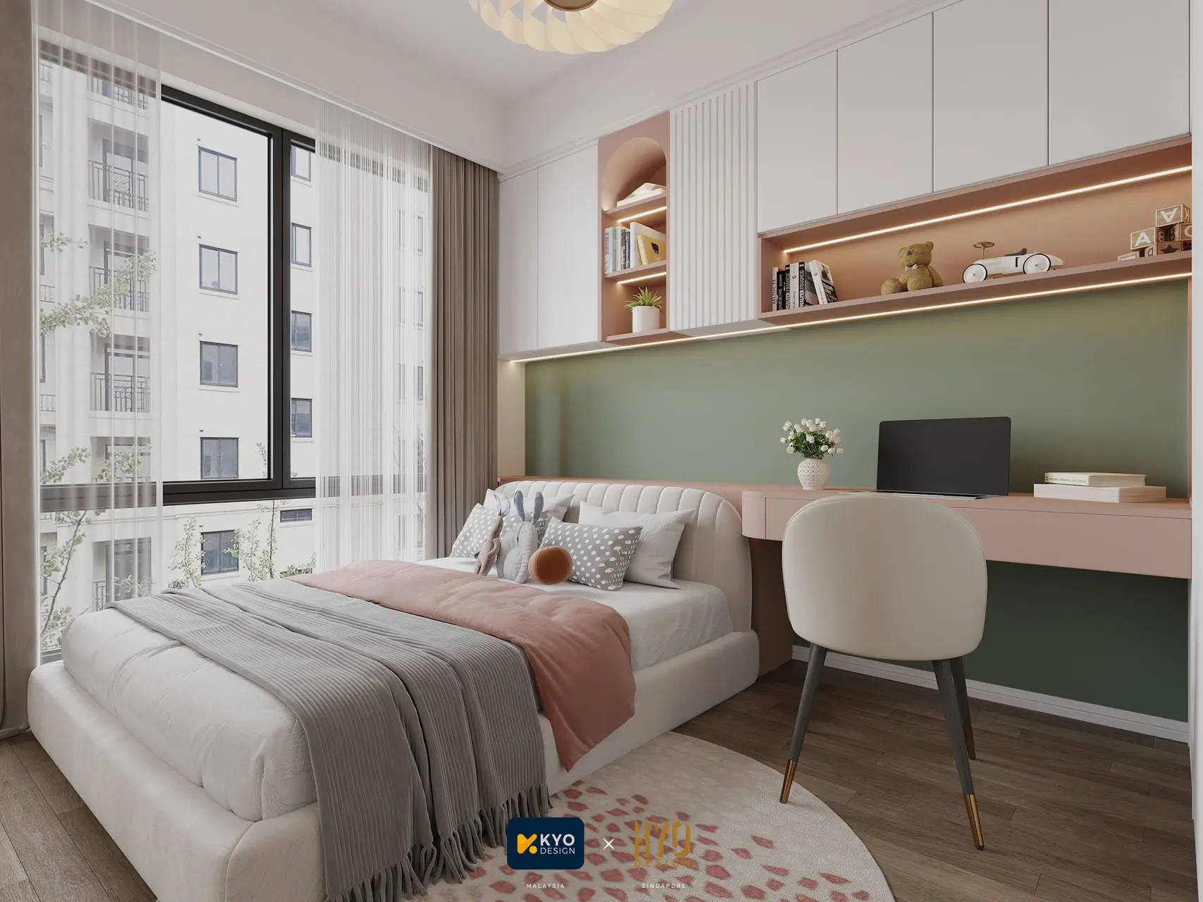 Kyo Design - Modern / Contemporary - Bedroom 2 - New Condo - $180,000