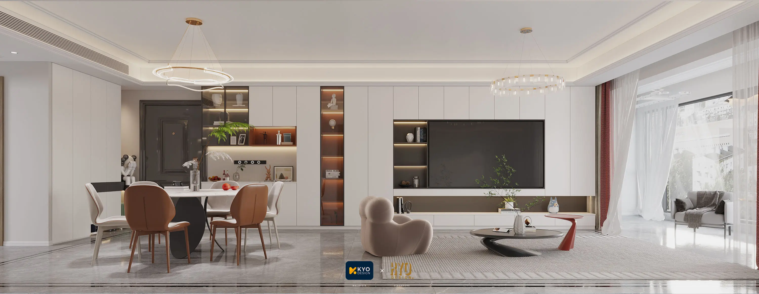 Kyo Design - Modern / Contemporary - Living and Dining Room - New Condo - $180,000