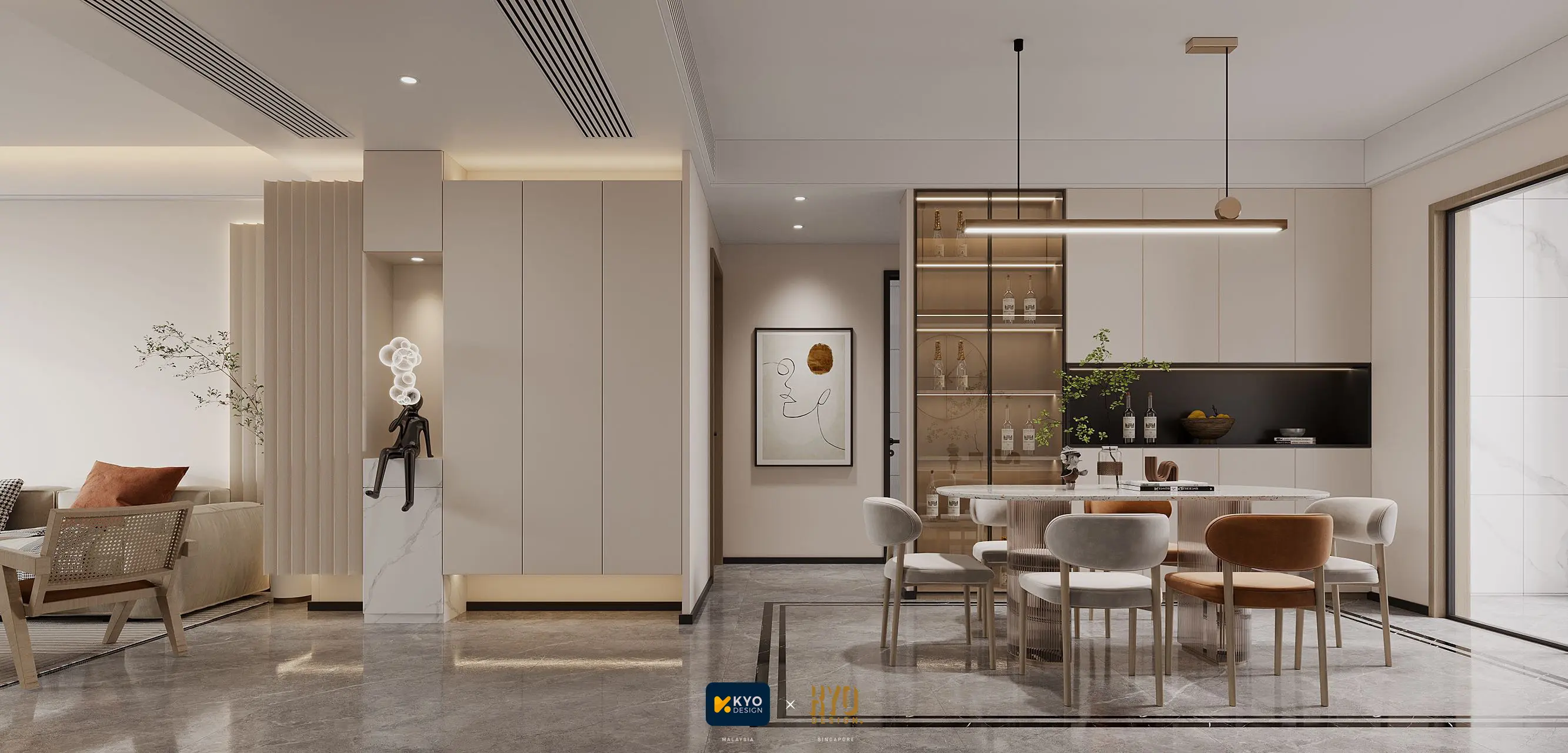 Kyo Design - Modern / Contemporary - Living and Dining Room - New Condo - $120,000
