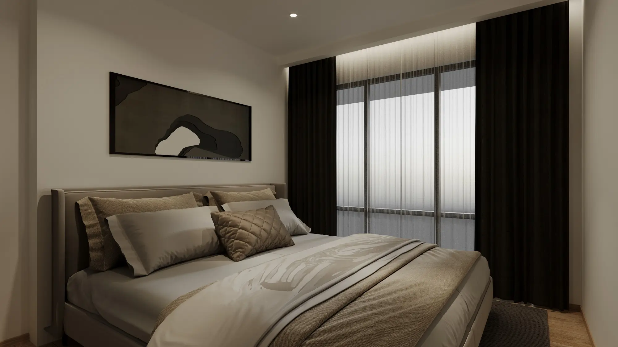 Saege - Modern / Contemporary - Bedroom 2 - New HDB - $40,000