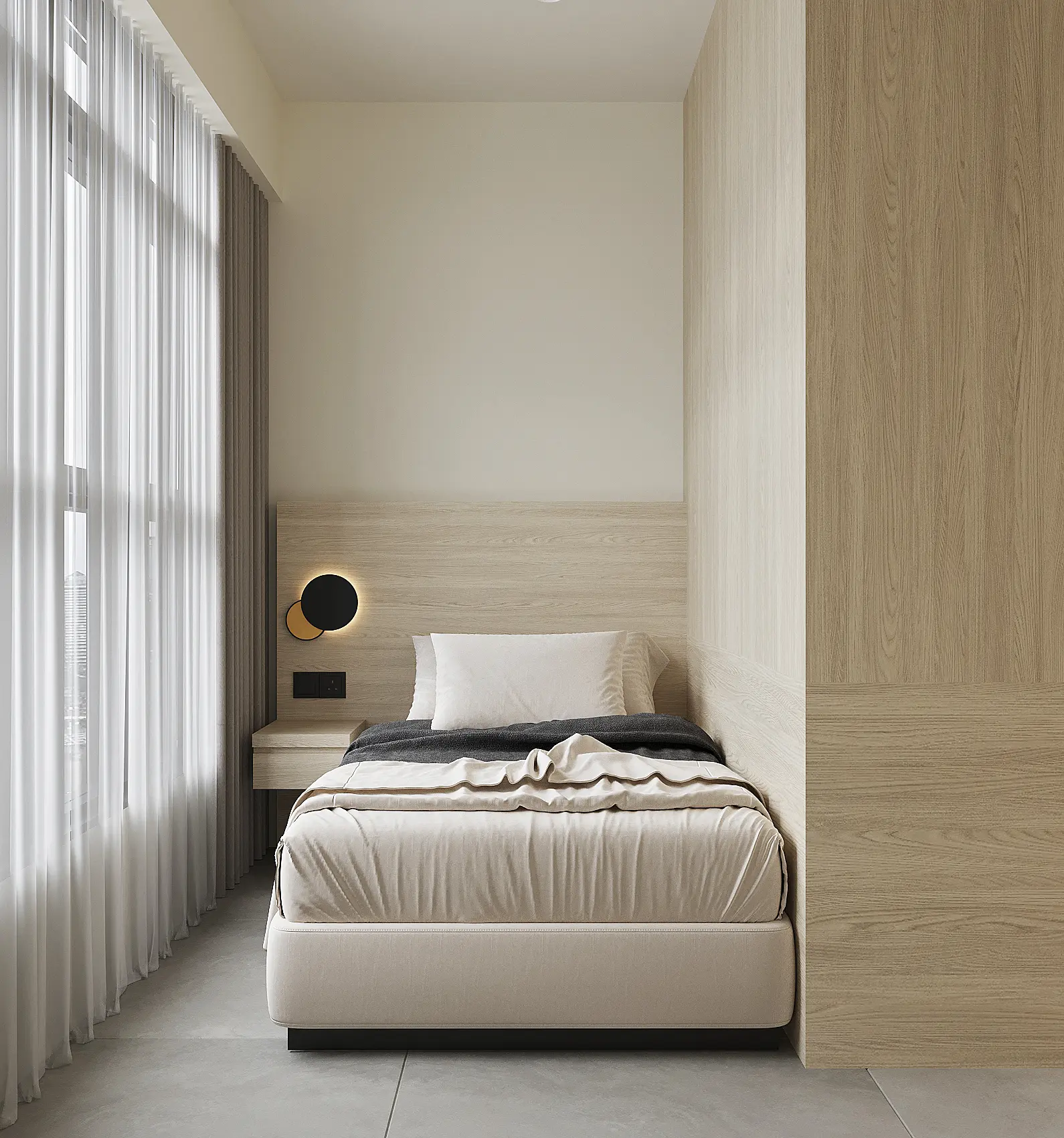 Saege - Modern / Contemporary - Bedroom 3 - New HDB - $150,000