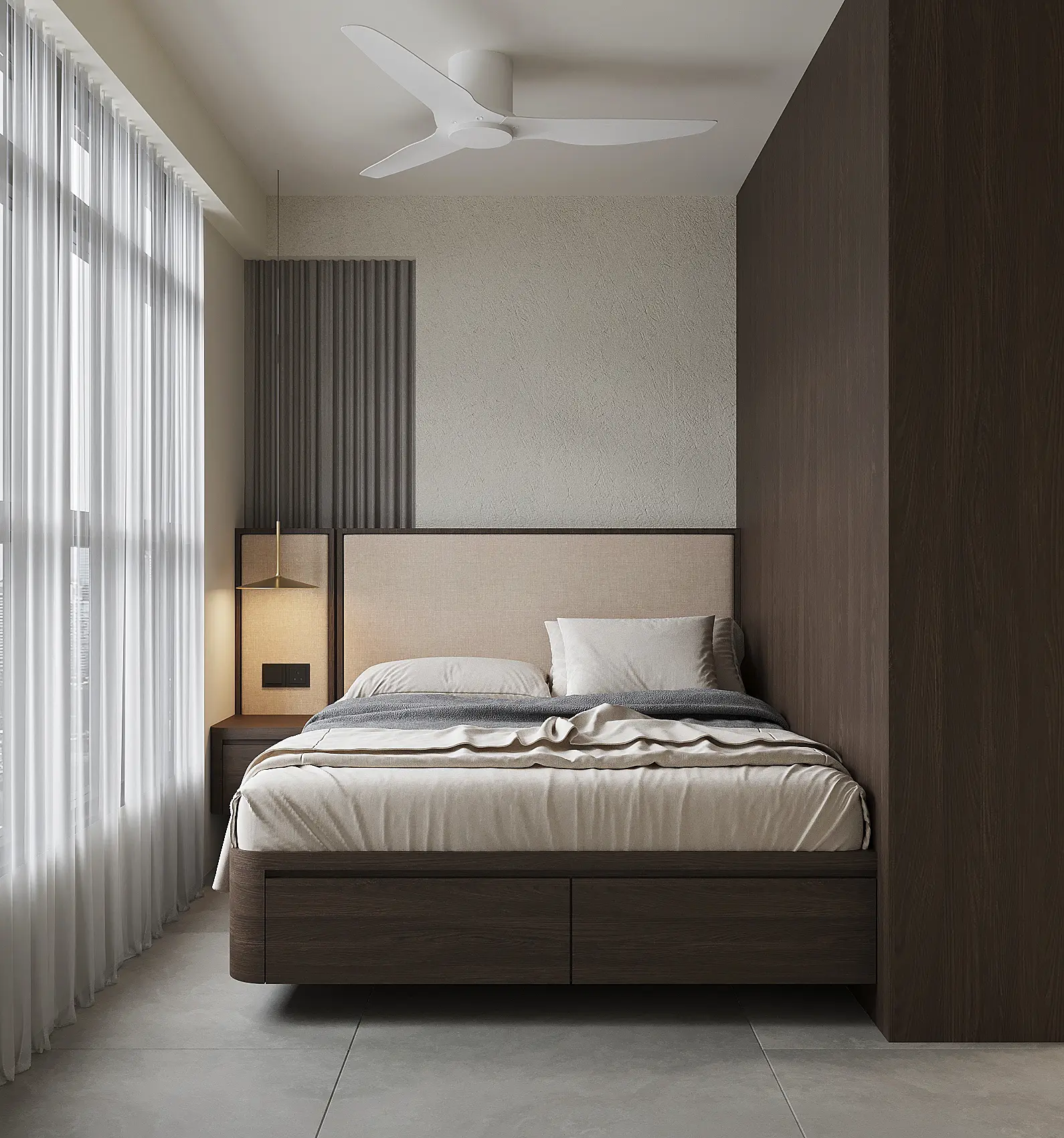 Saege - Modern / Contemporary - Master Bedroom - New HDB - $150,000