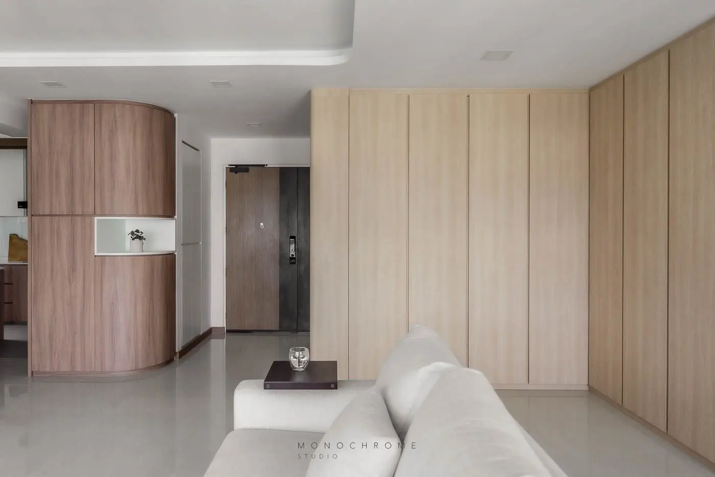 Monochrome Studio - Minimalistic / Scandinavian - Living Room - Resale HDB - $68,000