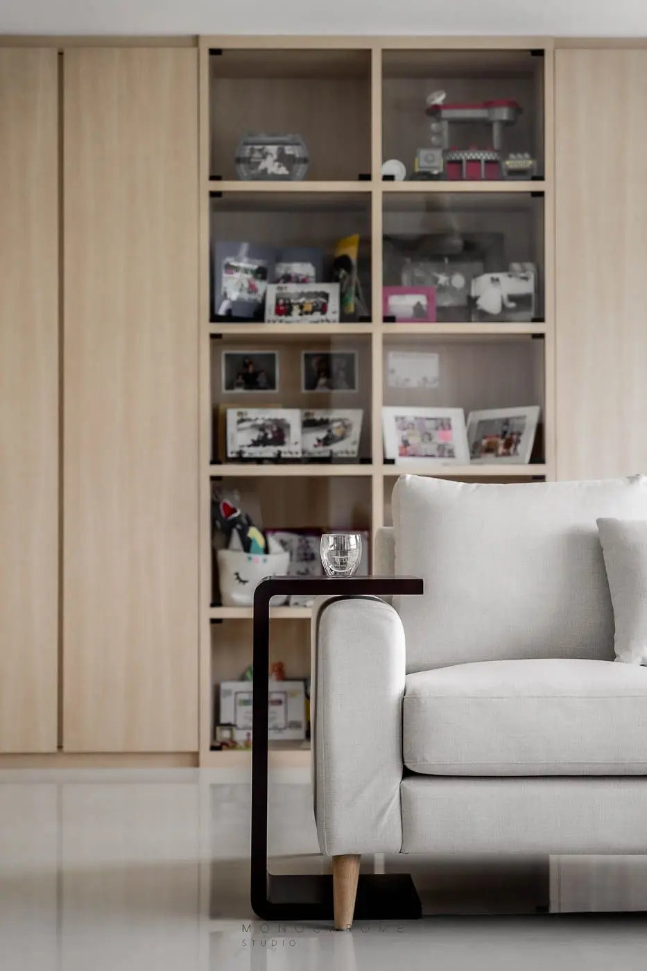Monochrome Studio - Minimalistic / Scandinavian - Living Room - Resale HDB - $68,000