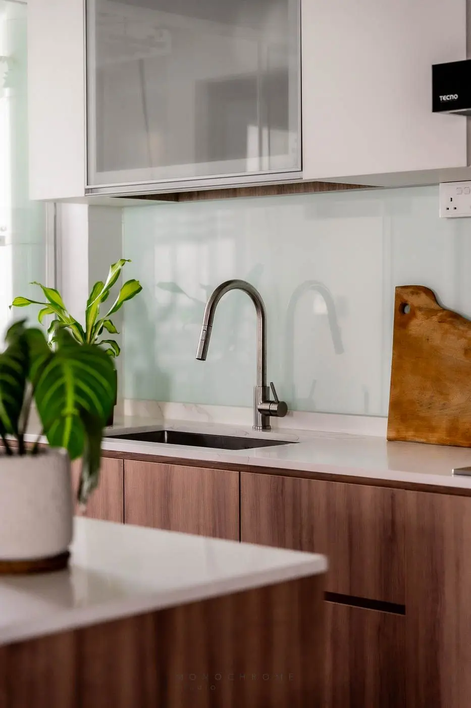 Monochrome Studio - Minimalistic / Scandinavian - Kitchen - Resale HDB - $68,000