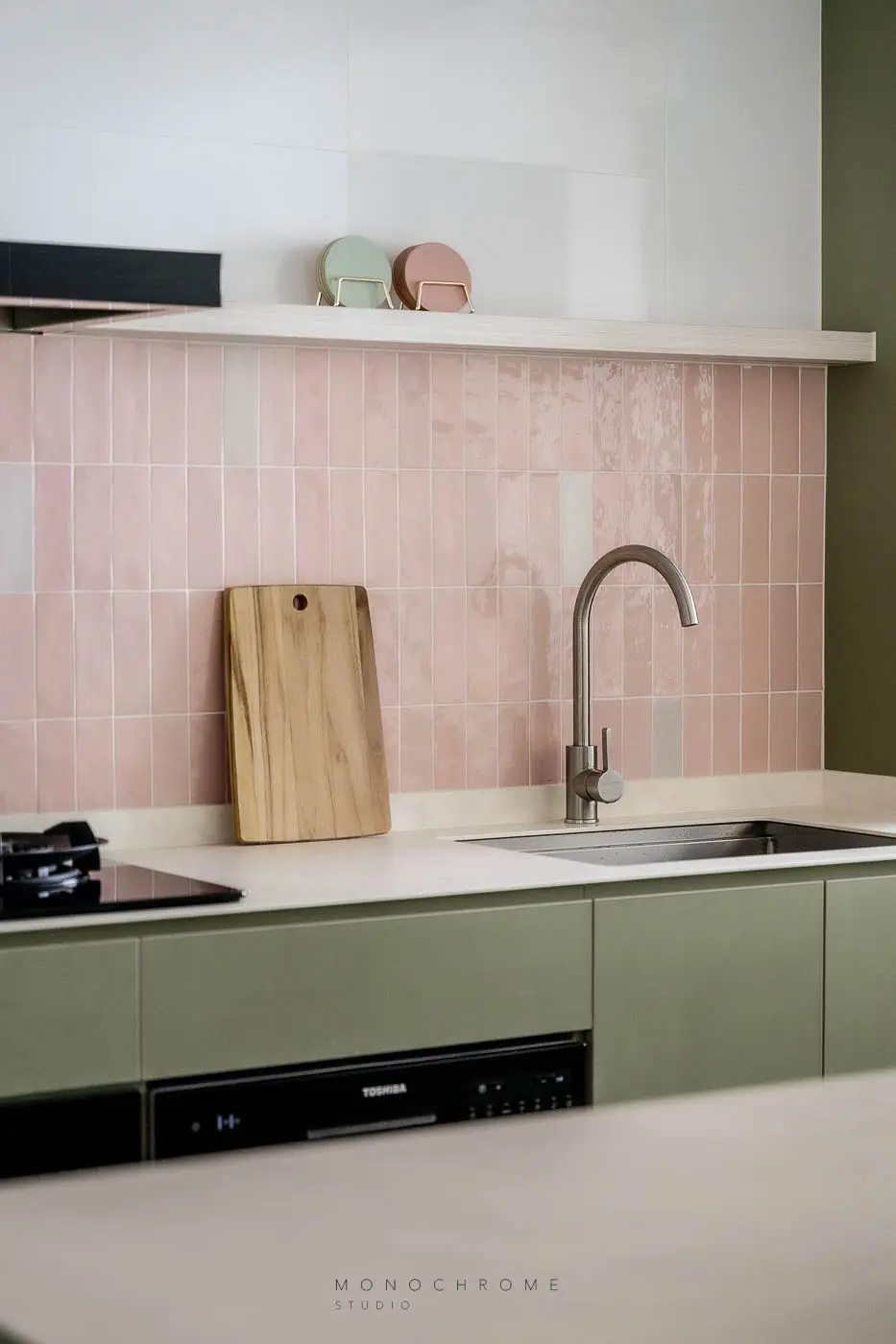 Monochrome Studio - Modern / Contemporary - Kitchen - Resale HDB - $48,000