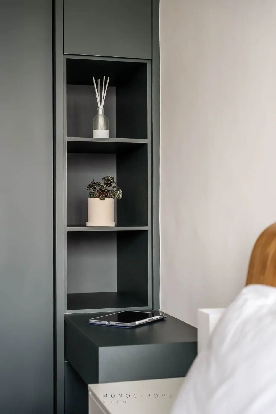 Monochrome Studio - Modern / Contemporary - bedroom - Resale HDB - $48,000