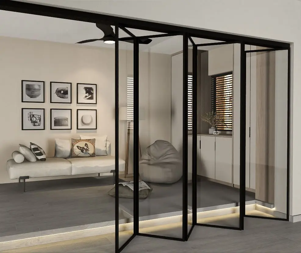 Monochrome Studio - Minimalistic / Scandinavian - living room - Resale HDB - $48,000