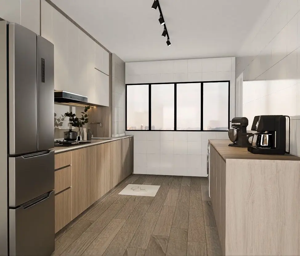 Monochrome Studio - Minimalistic / Scandinavian - Kitchen - Resale HDB - $48,000
