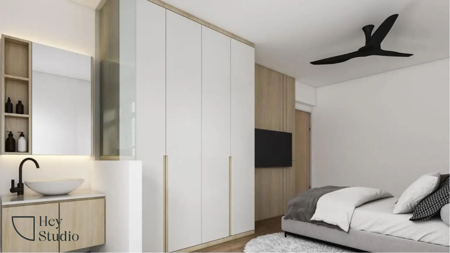 Hey Studio - Modern / Contemporary - Master Bedroom - Resale HDB - $45,000