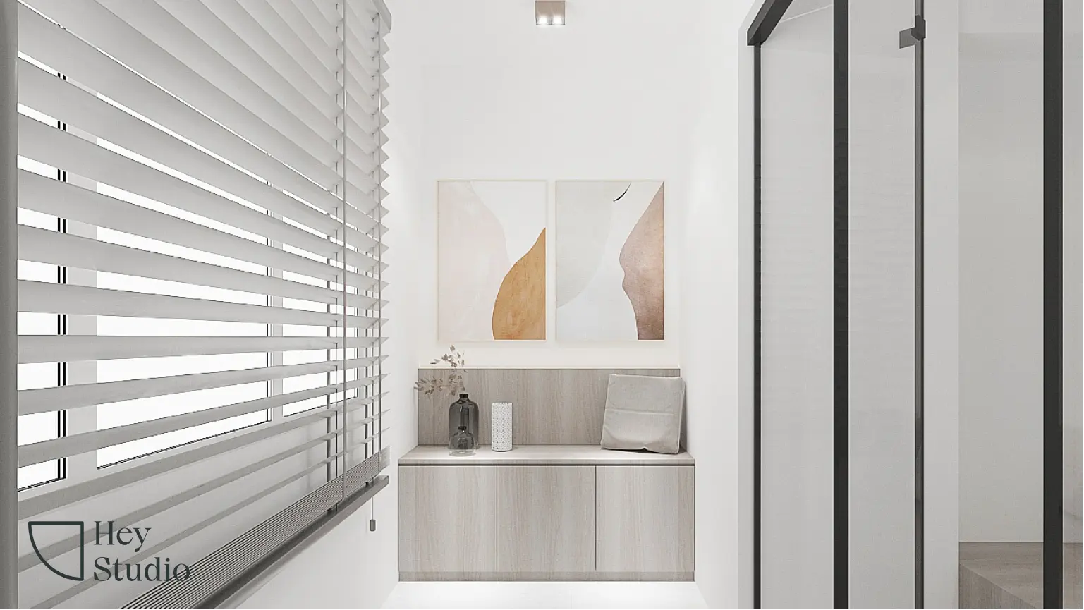 Hey Studio - Minimalistic / Scandinavian - Shoe Cabinet - Resale HDB - $38,000