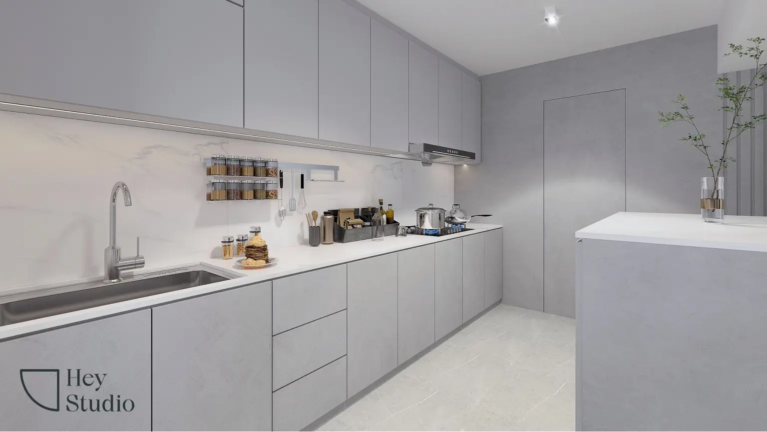 Hey Studio - Modern / Contemporary - Kitchen - Resale HDB - $58,000