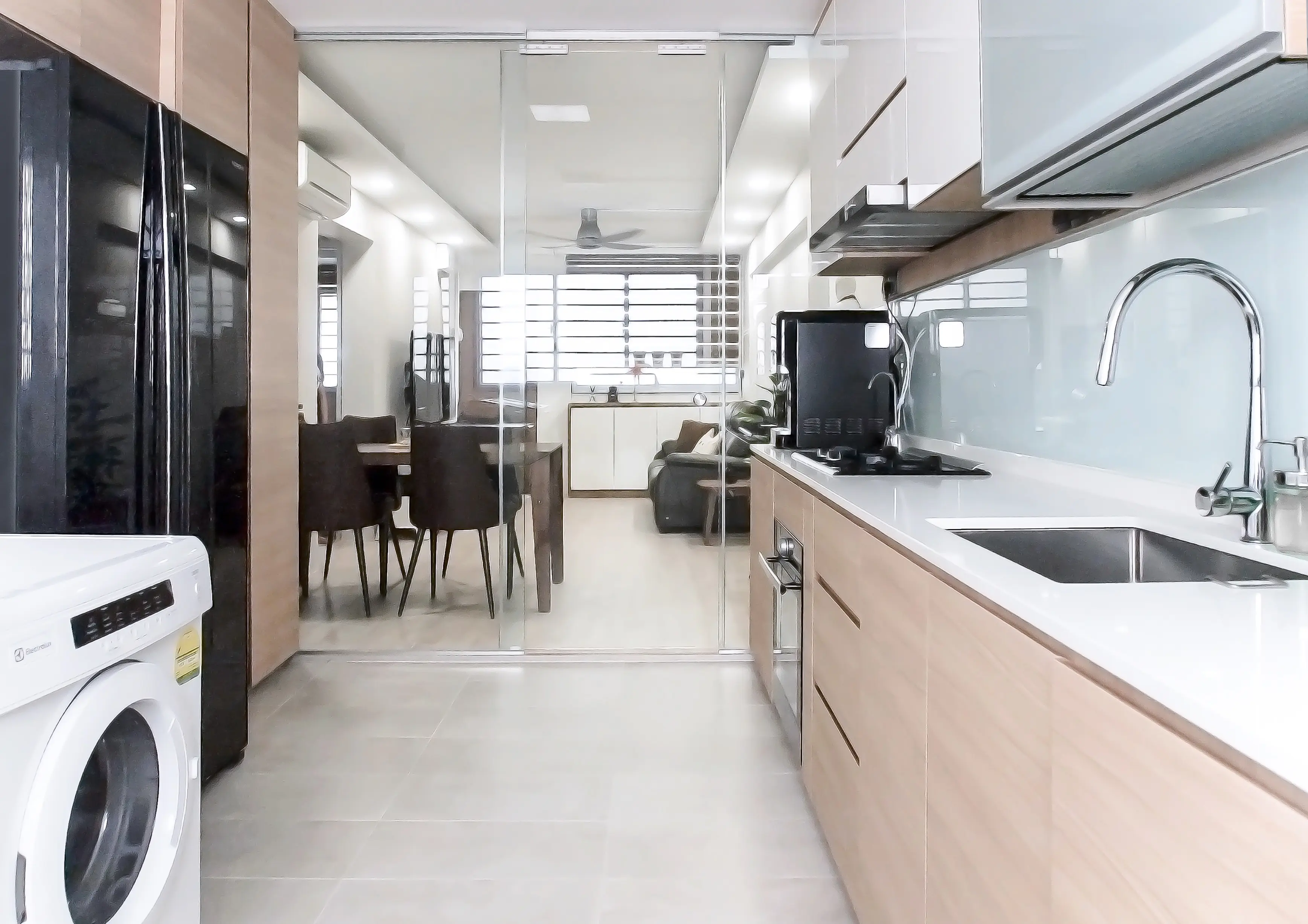 Ideal Haus - Minimalistic / Scandinavian - Kitchen - Resale HDB - $30,000