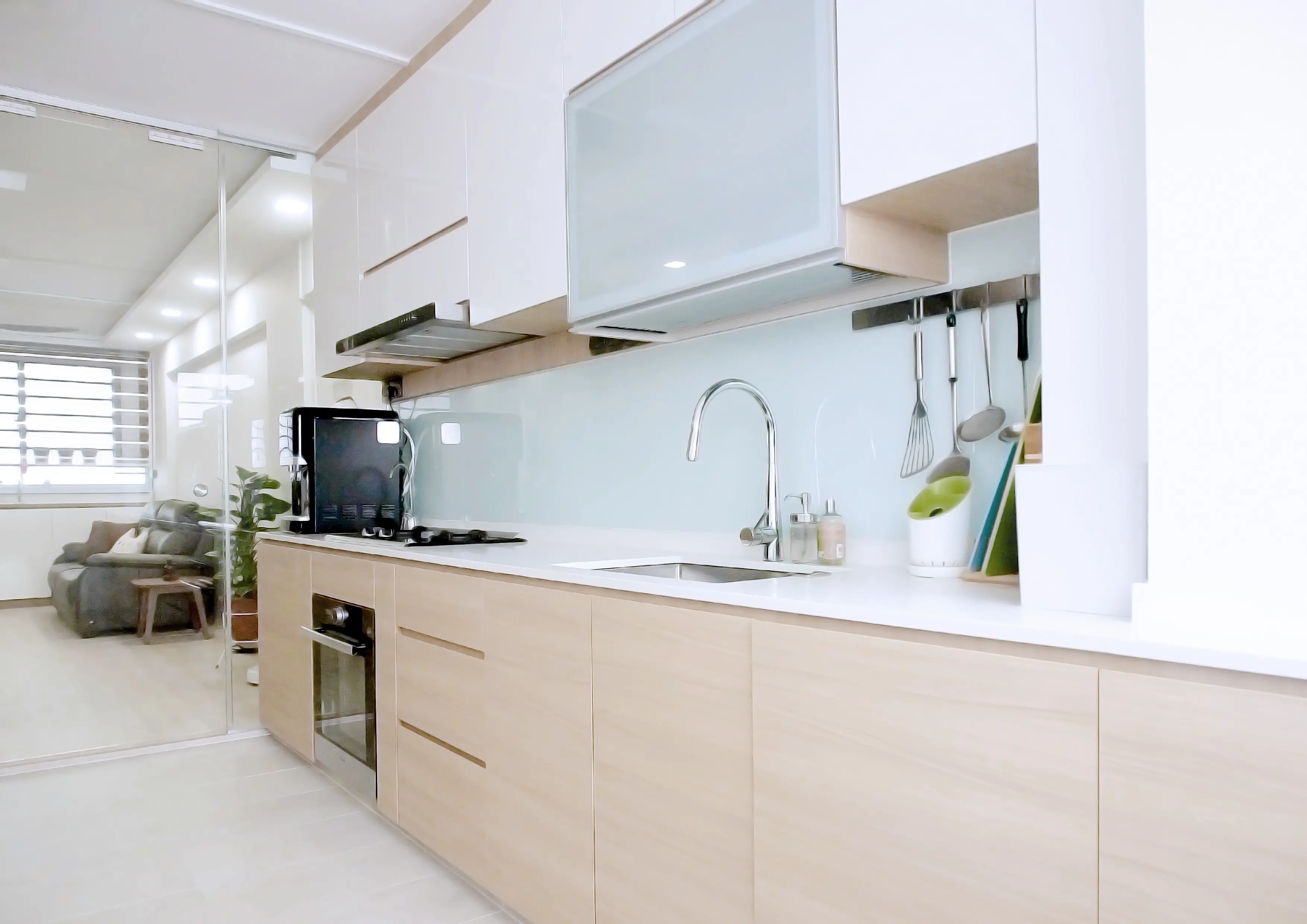 Ideal Haus - Minimalistic / Scandinavian - Kitchen - Resale HDB - $30,000