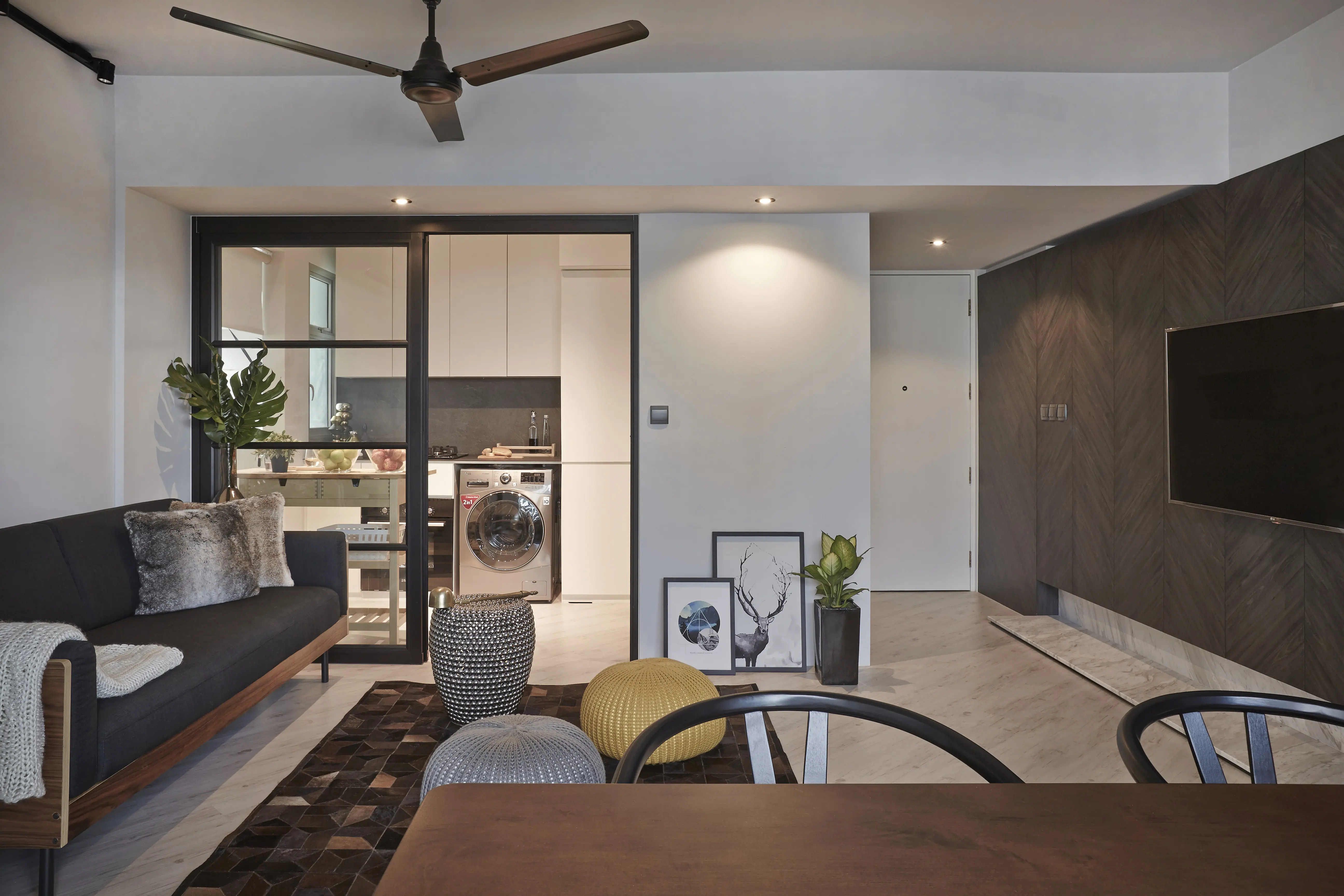 Wootze Design Studio  - Modern / Contemporary - Living/ Kitchen - Resale HDB - $60,000