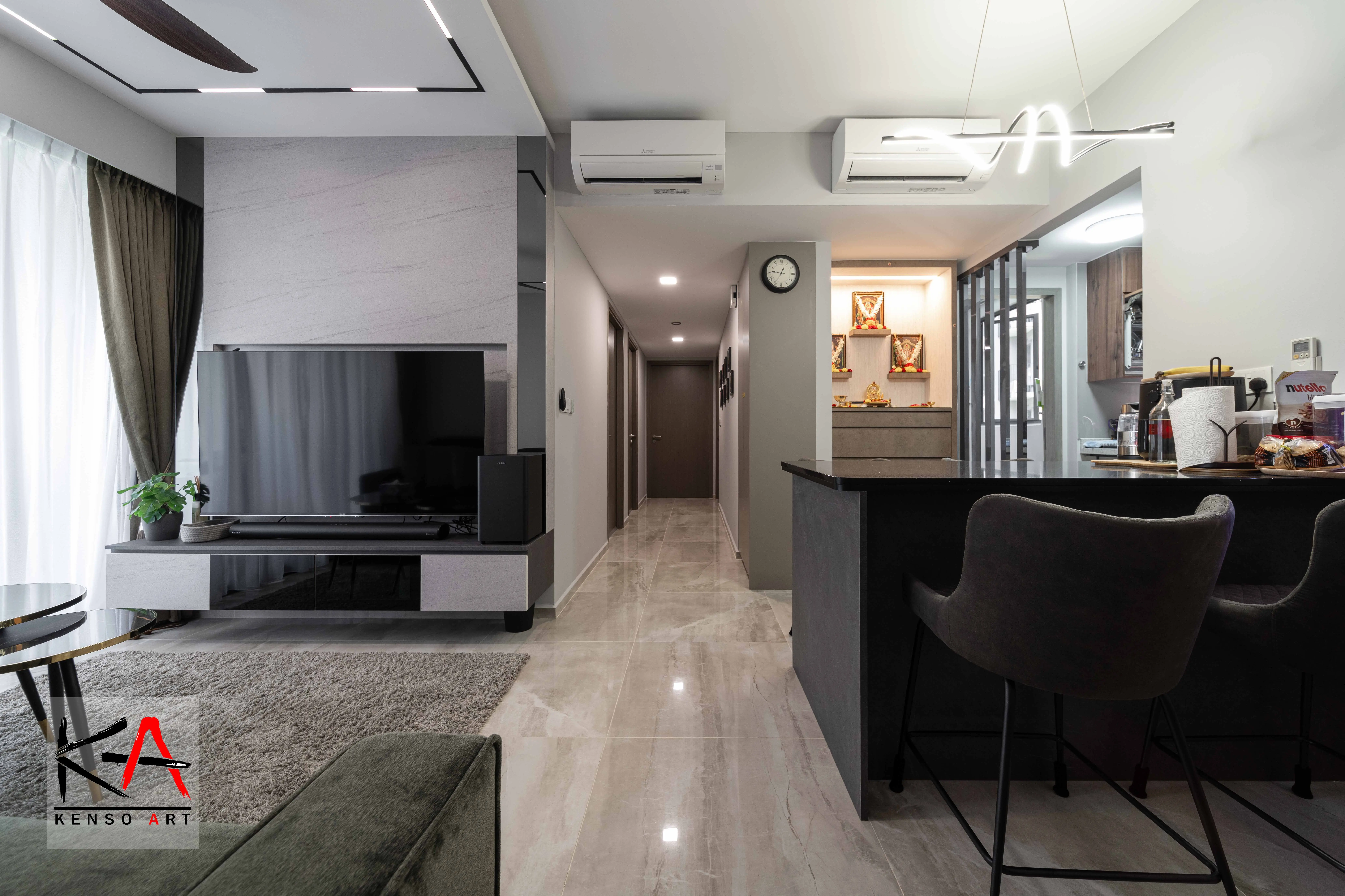 Kenso Art Interiors Pte Ltd - Modern / Contemporary -  - New Condo - $60,000