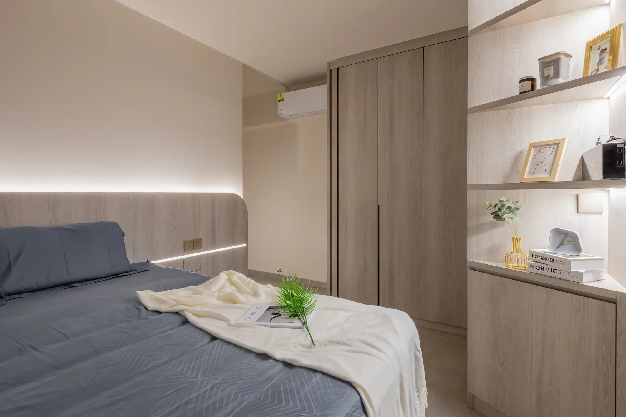 Concrid Interior  - Minimalistic / Scandinavian - Master room - New HDB - $80,000