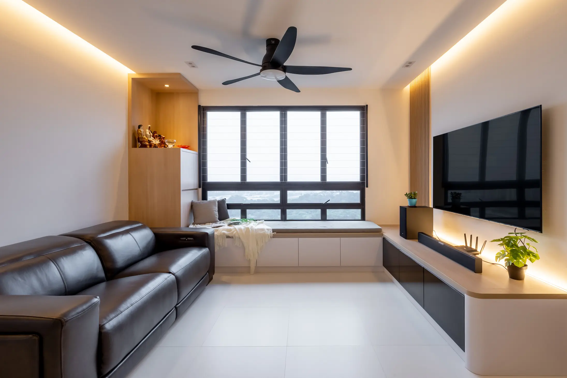 Concrid Interior  - Minimalistic / Scandinavian - Living - New HDB - $80,000