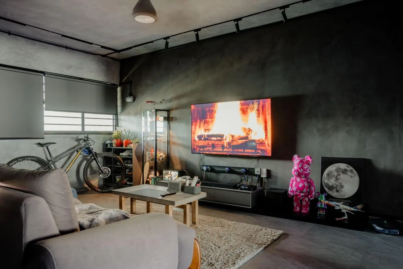 Intrinsic Design - Industrial / Raw - Living Room - Resale HDB - $39,500