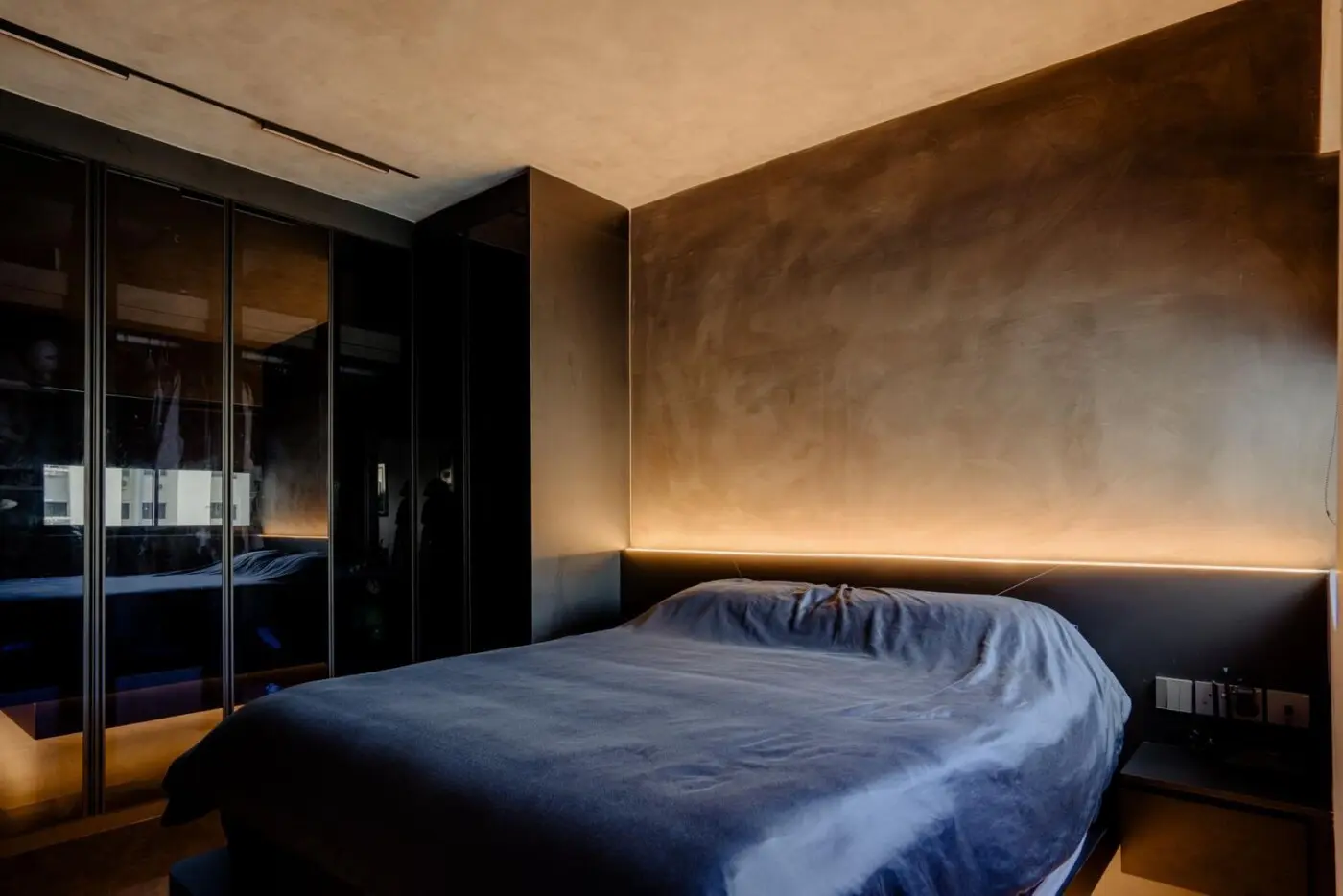 Intrinsic Design - Industrial / Raw - Master Bedroom - Resale HDB - $39,500